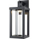 Dumont LED 16 inch Powder Coated Black Outdoor Wall Sconce